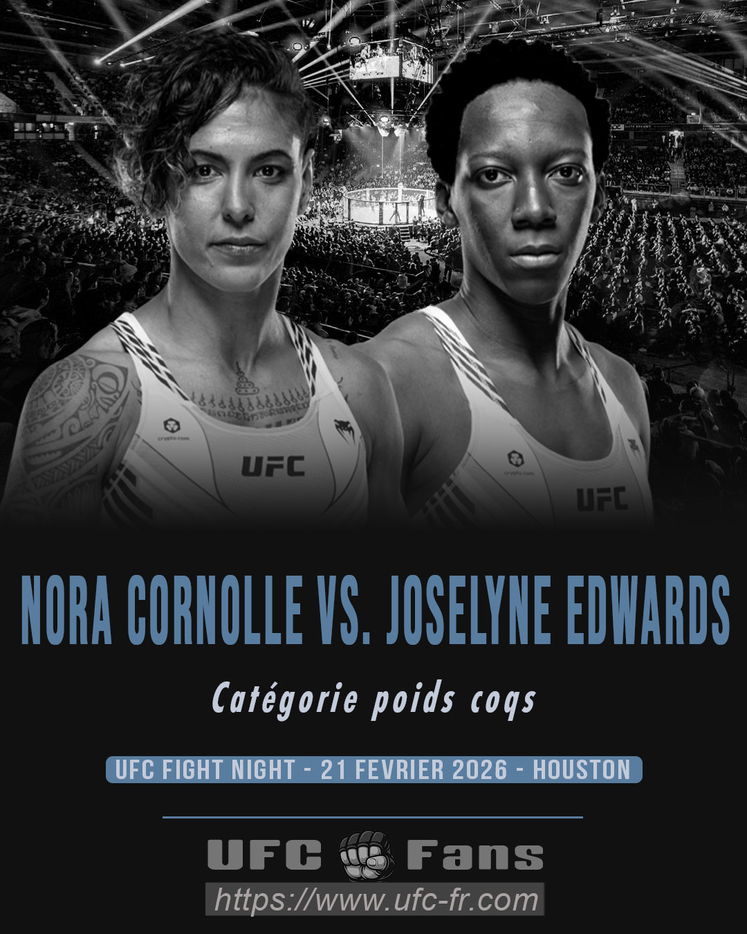 UFC FIGHT NIGHT 267 - Nora Cornolle vs Joselyne Edwards UFC FIGHT NIGHT 267 - Nora Cornolle vs Joselyne Edwards