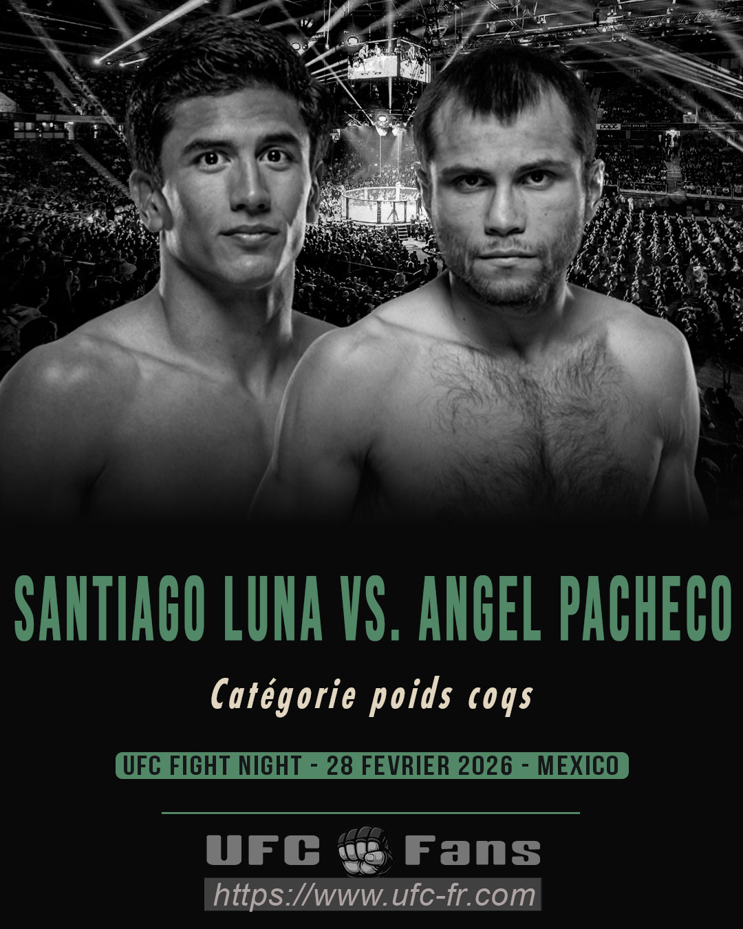 UFC FIGHT NIGHT 268 - Santiago Luna vs Angel Pacheco UFC FIGHT NIGHT 268 - Santiago Luna vs Angel Pacheco