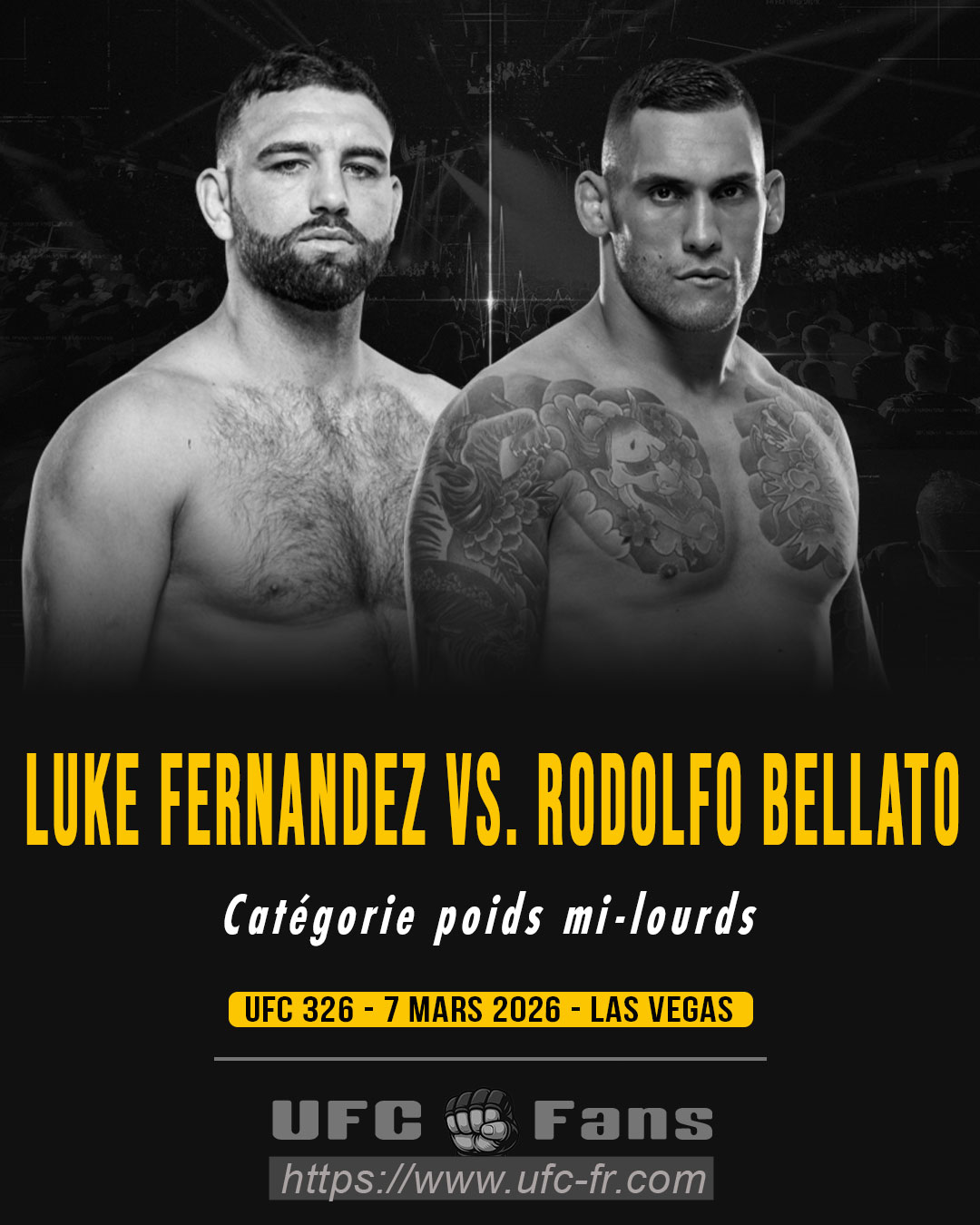 UFC 326 - Luke Fernandez vs Rodolfo Bellato UFC 326 - Luke Fernandez vs Rodolfo Bellato