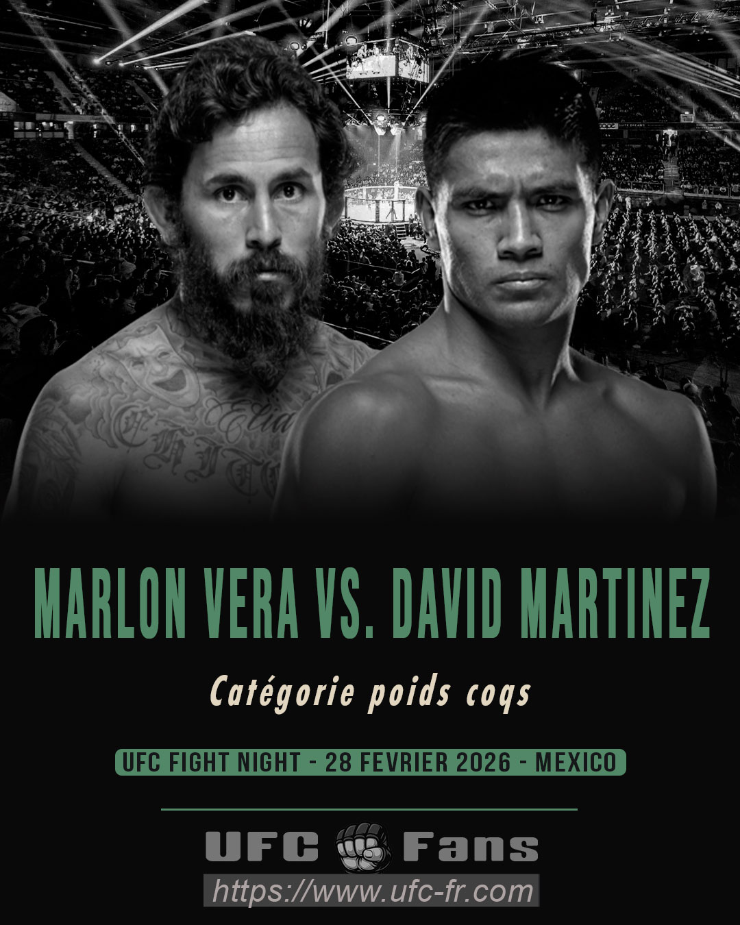UFC FIGHT NIGHT 268 - Marlon Vera vs David Martinez UFC FIGHT NIGHT 268 - Marlon Vera vs David Martinez