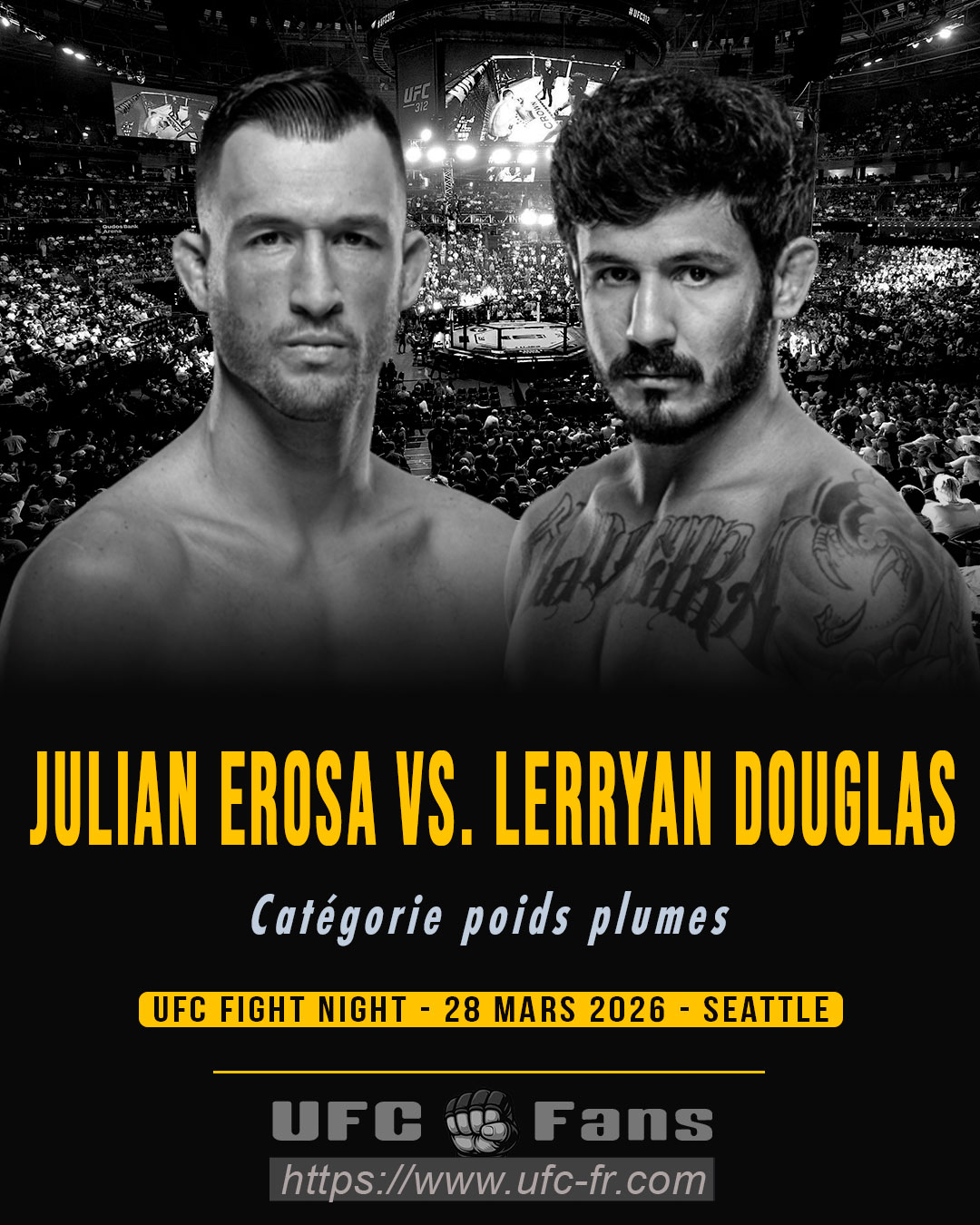 UFC FIGHT NIGHT 271 - Julian Erosa vs Lerryan Douglas UFC FIGHT NIGHT 271 - Julian Erosa vs Lerryan Douglas
