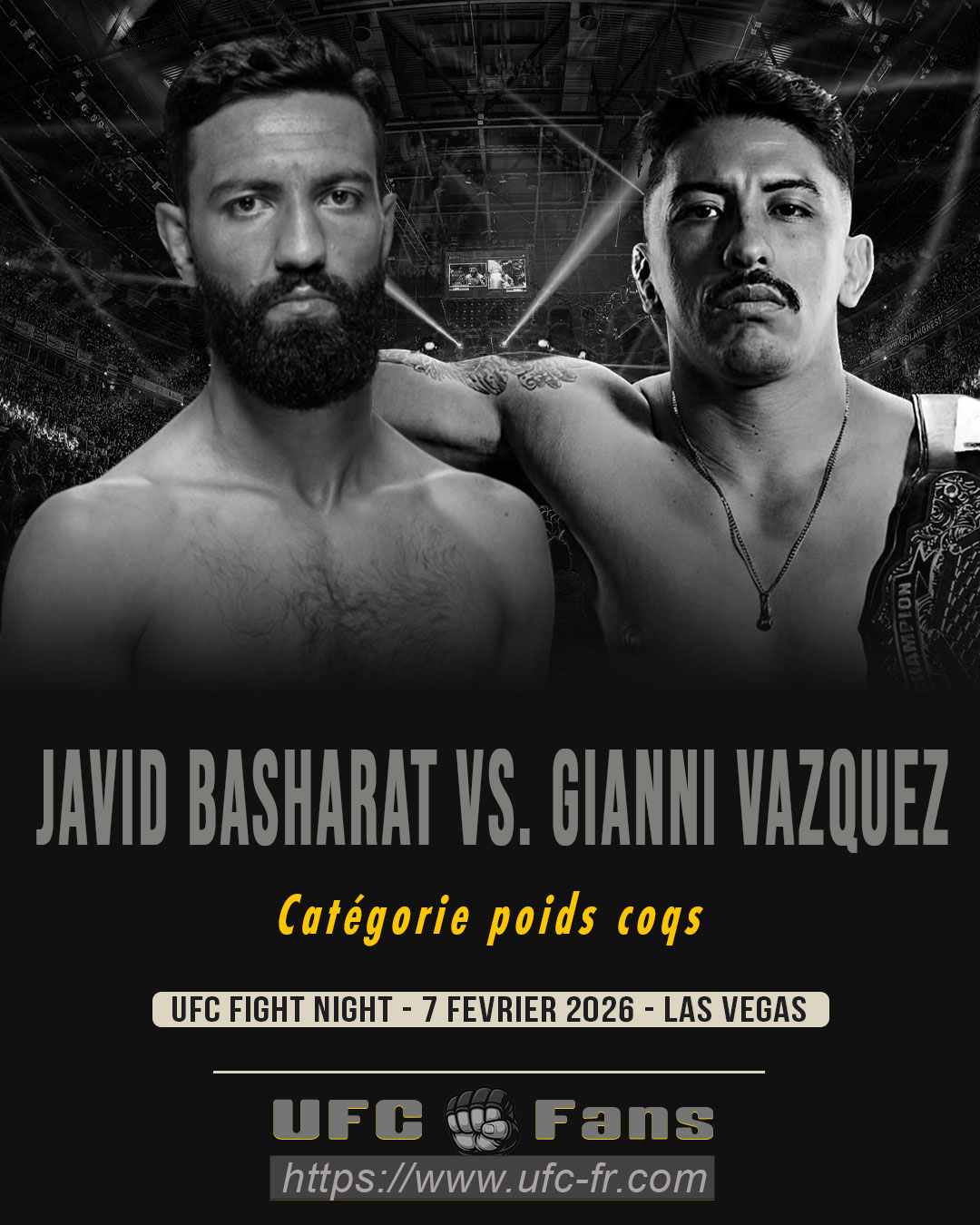 UFC FIGHT NIGHT 266 - Javid Basharat vs Gianni Vazquez UFC FIGHT NIGHT 266 - Javid Basharat vs Gianni Vazquez