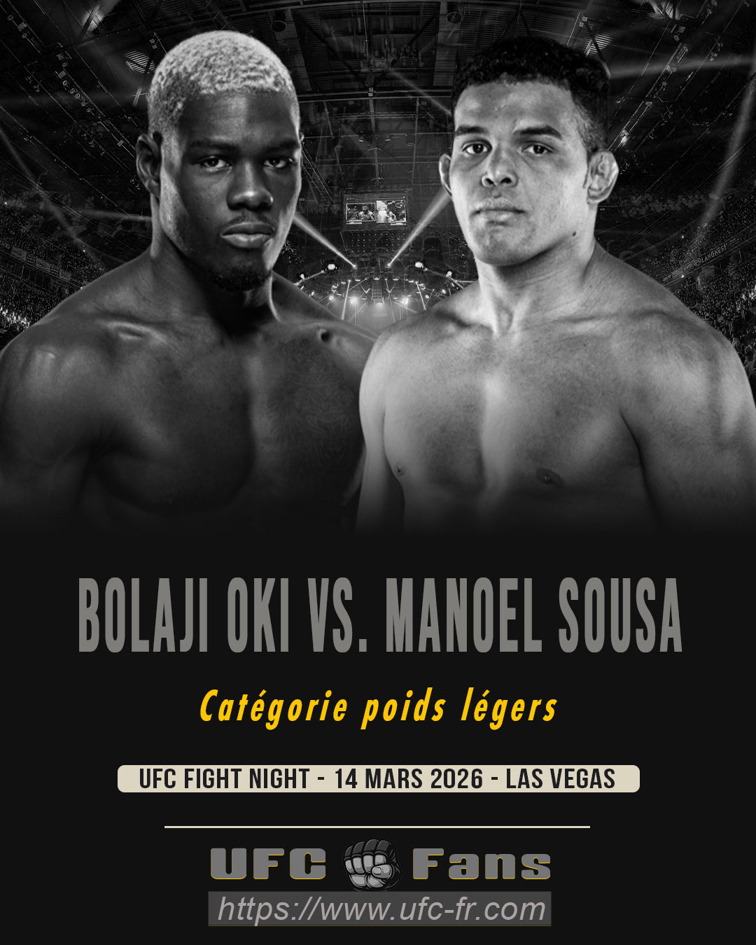 UFC FIGHT NIGHT 269 - Bolaji Oki vs Manoel Sousa UFC FIGHT NIGHT 269 - Bolaji Oki vs Manoel Sousa