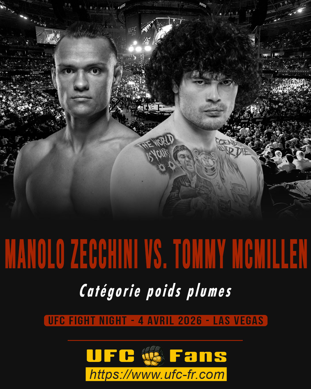 UFC FIGHT NIGHT 272 - Manolo Zecchini vs Tommy McMillen UFC FIGHT NIGHT 272 - Manolo Zecchini vs Tommy McMillen