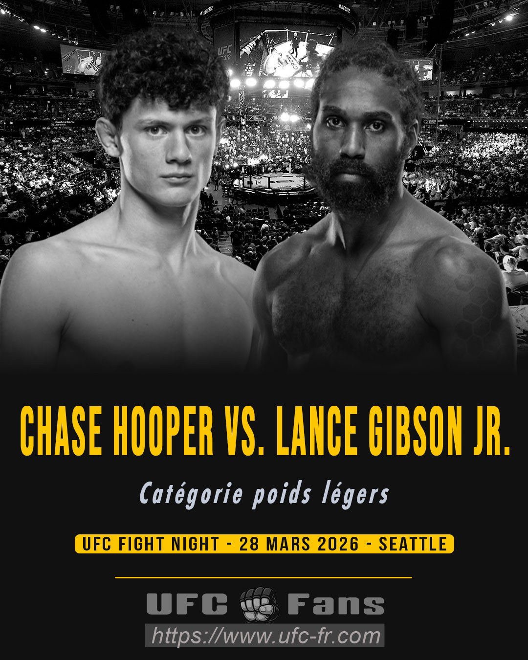 UFC FIGHT NIGHT 271 - Chase Hooper vs Lance Gibson Jr. UFC FIGHT NIGHT 271 - Chase Hooper vs Lance Gibson Jr.
