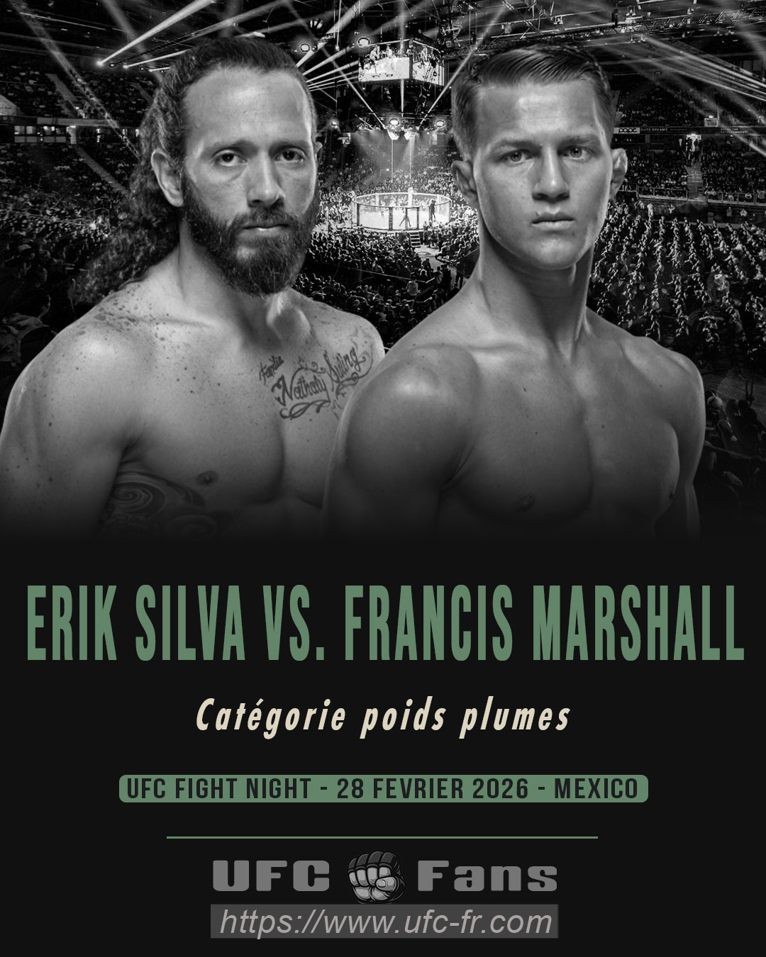 UFC FIGHT NIGHT 268 - Erik Silva vs Francis Marshall UFC FIGHT NIGHT 268 - Erik Silva vs Francis Marshall