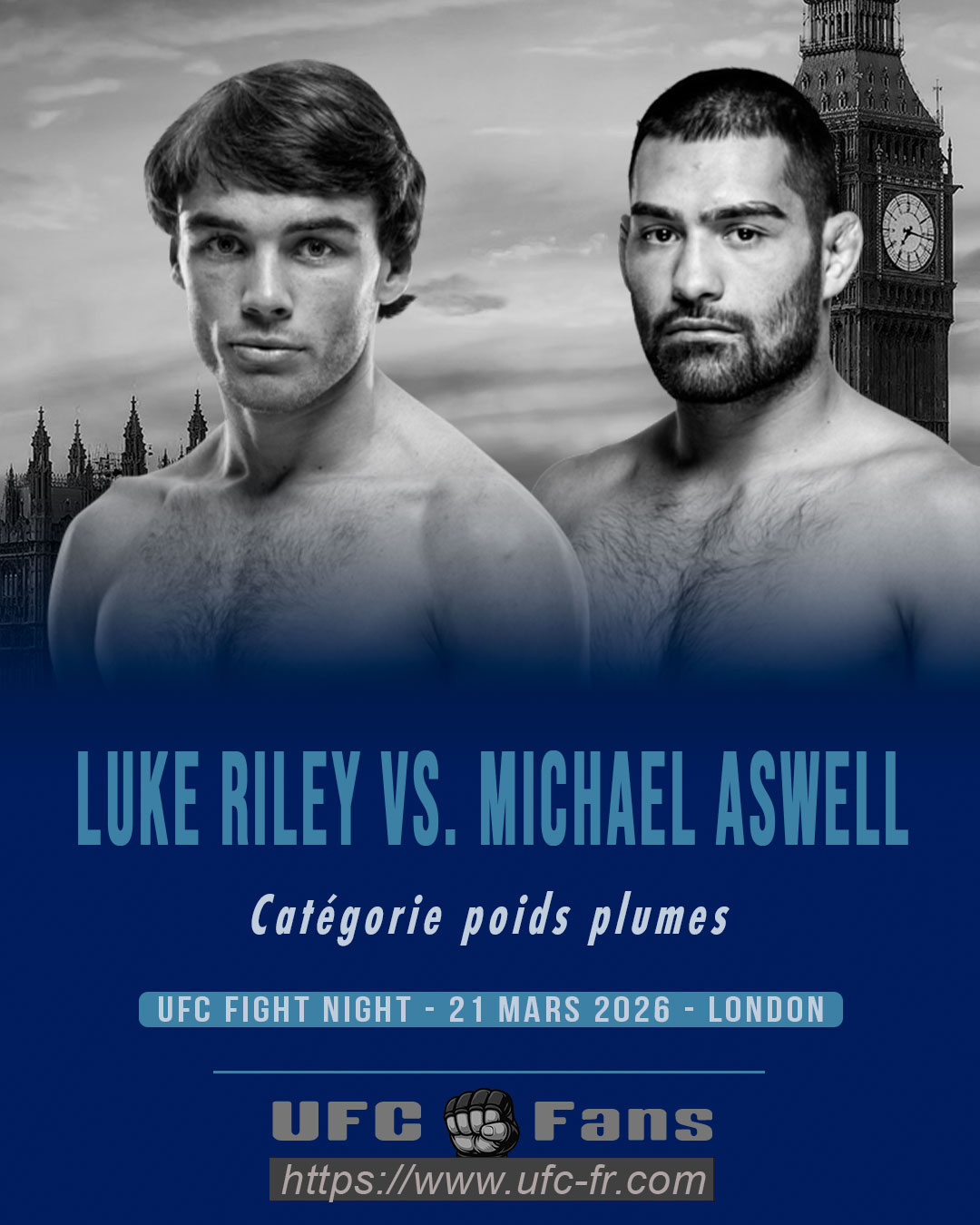 UFC FIGHT NIGHT 270 - Luke Riley vs Michael Aswell UFC FIGHT NIGHT 270 - Luke Riley vs Michael Aswell