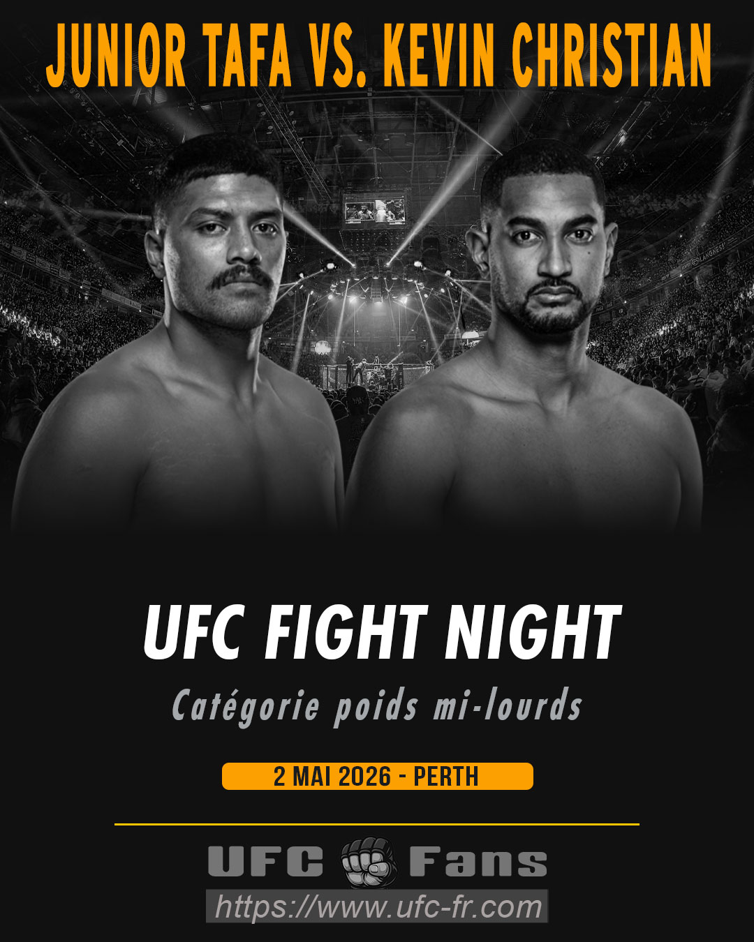 UFC FIGHT NIGHT 275 - Junior Tafa vs Kevin Christian UFC FIGHT NIGHT 275 - Junior Tafa vs Kevin Christian