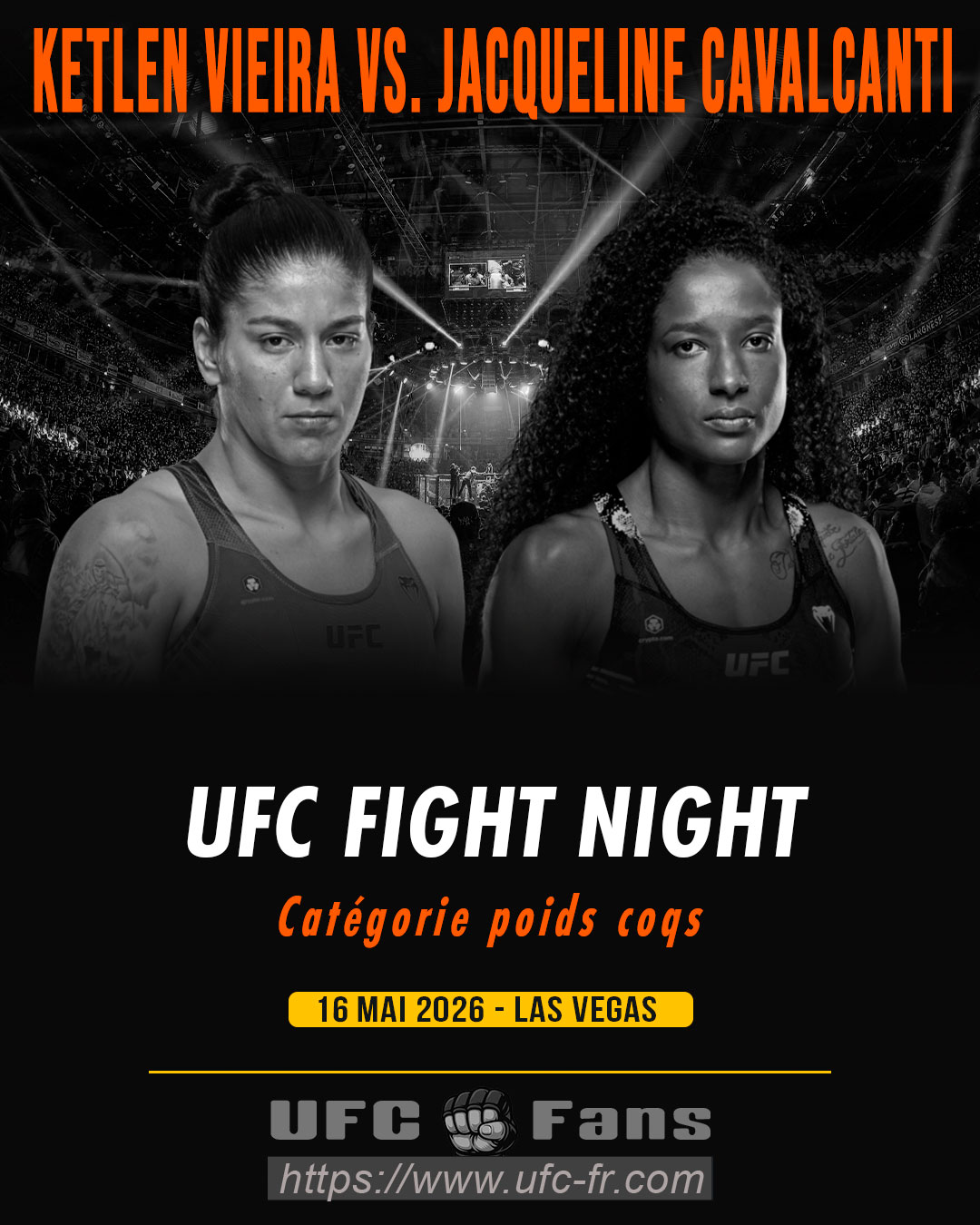 UFC FIGHT NIGHT 276 - Ketlen Vieira vs Jacqueline Cavalcanti UFC FIGHT NIGHT 276 - Ketlen Vieira vs Jacqueline Cavalcanti