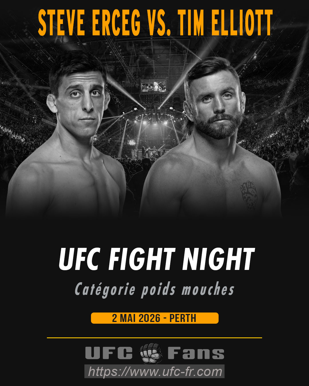 UFC FIGHT NIGHT 275 - Steve Erceg vs Tim Elliott UFC FIGHT NIGHT 275 - Steve Erceg vs Tim Elliott