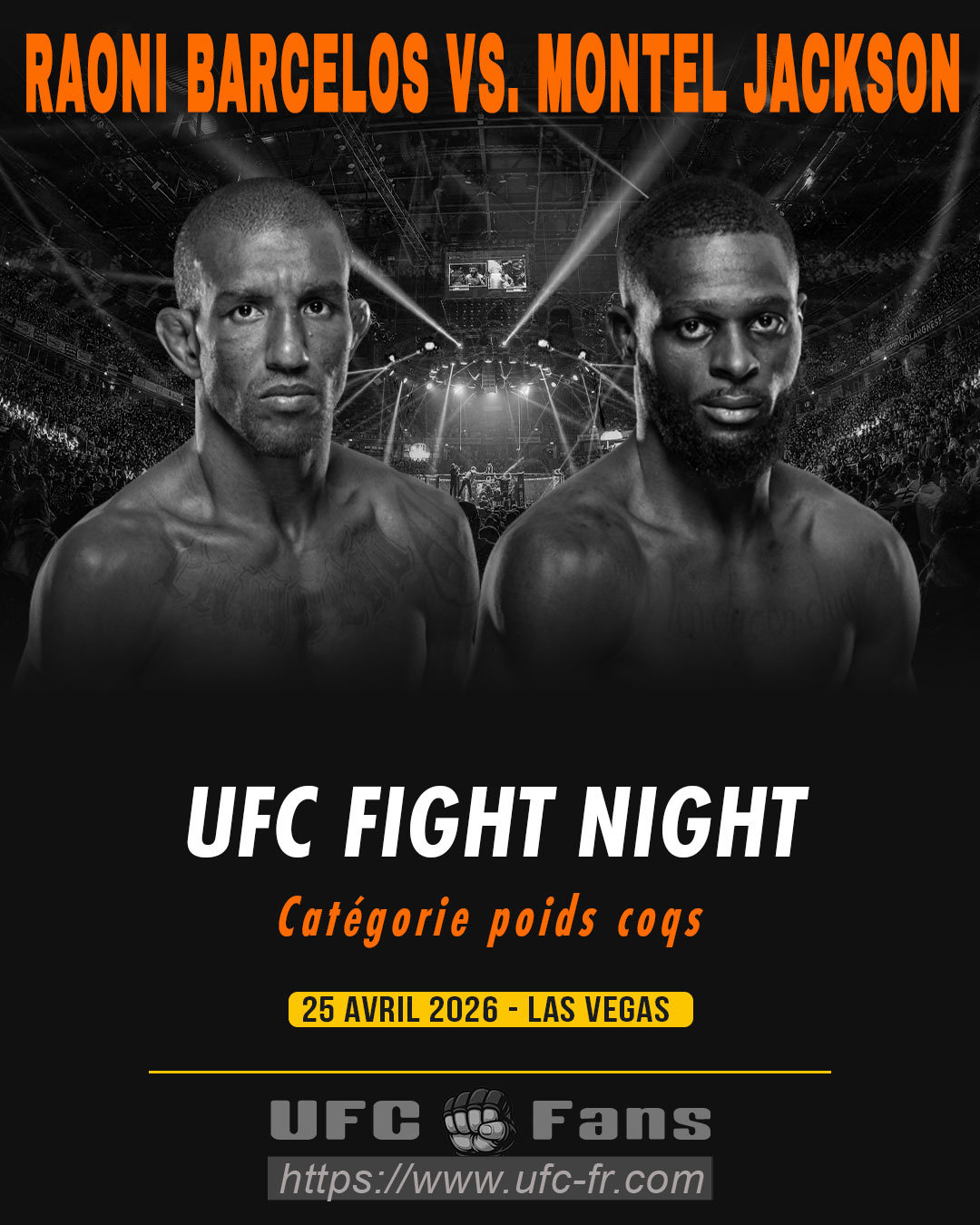 UFC FIGHT NIGHT 274 - Raoni Barcelos vs Montel Jackson UFC FIGHT NIGHT 274 - Raoni Barcelos vs Montel Jackson