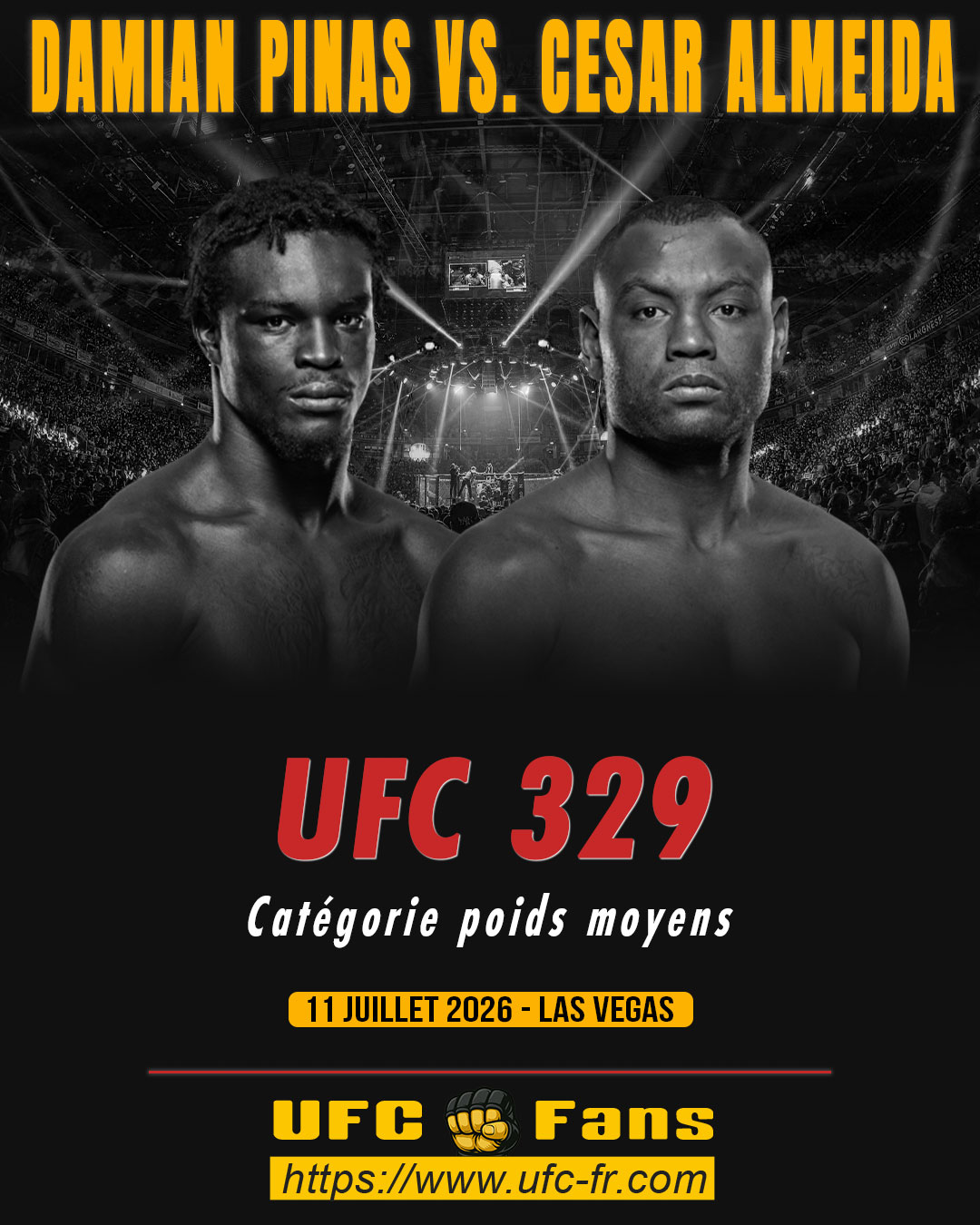 UFC 329 - Damian Pinas vs Cesar Almeida UFC 329 - Damian Pinas vs Cesar Almeida