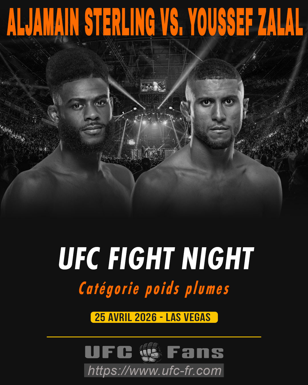 UFC FIGHT NIGHT 274 - Aljamain Sterling vs Youssef Zalal UFC FIGHT NIGHT 274 - Aljamain Sterling vs Youssef Zalal