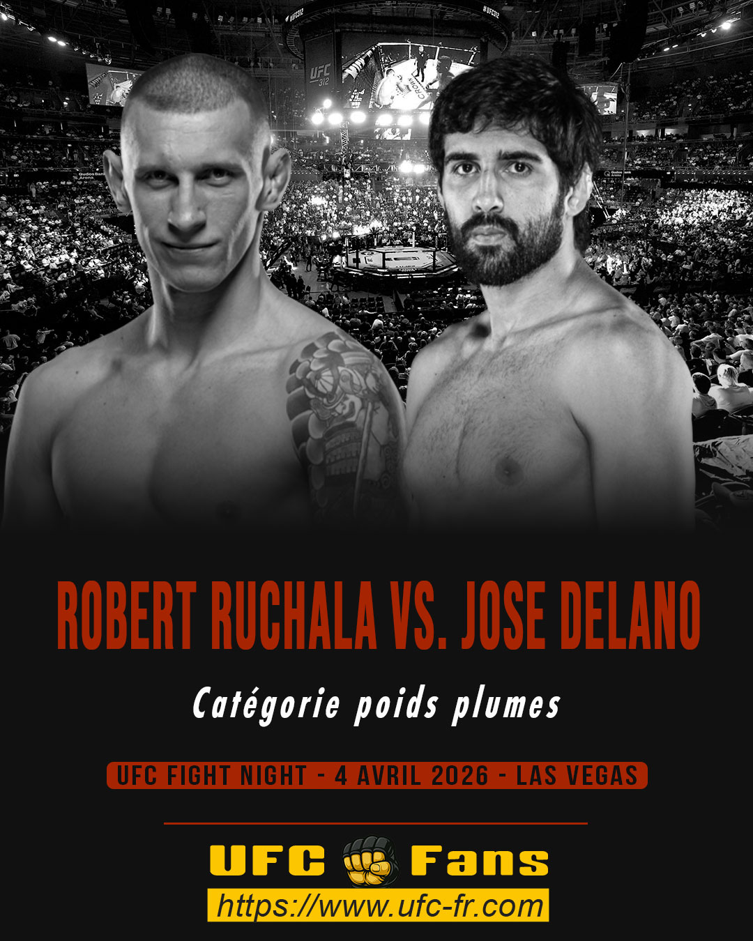 UFC FIGHT NIGHT 272 - Robert Ruchala vs Jose Delano UFC FIGHT NIGHT 272 - Robert Ruchala vs Jose Delano