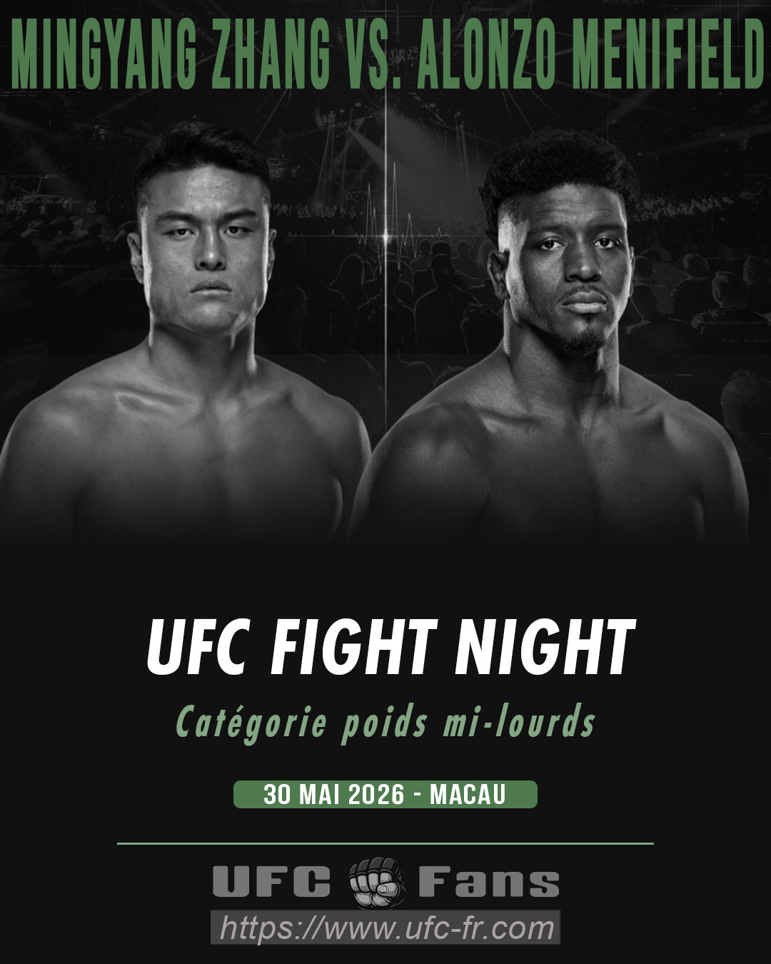 UFC FIGHT NIGHT 277 - Mingyang Zhang vs Alonzo Menifield UFC FIGHT NIGHT 277 - Mingyang Zhang vs Alonzo Menifield