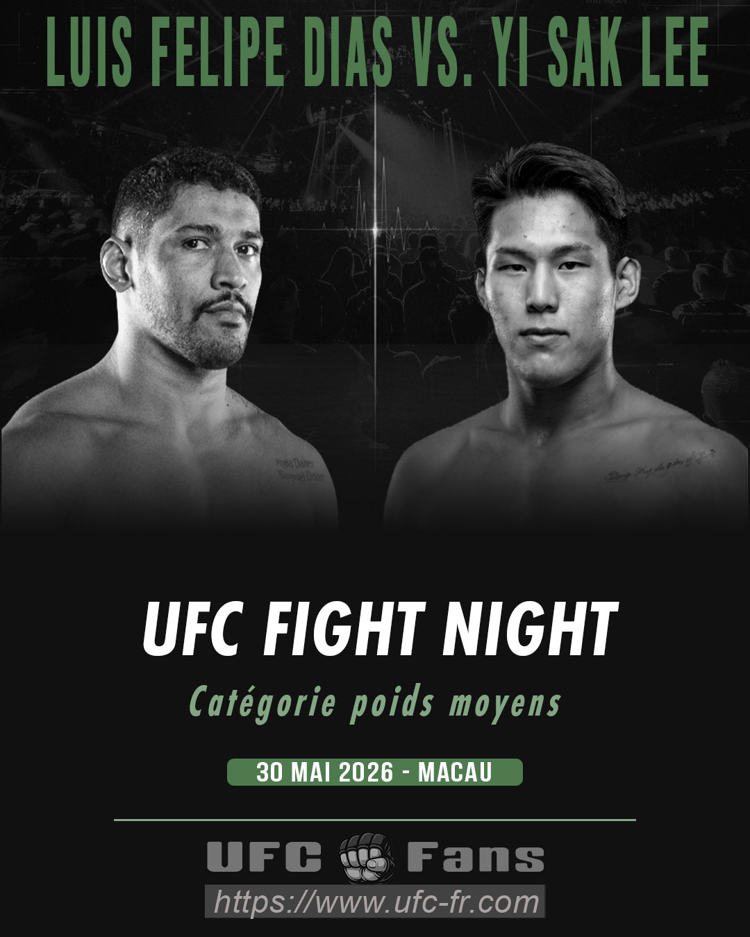 UFC FIGHT NIGHT 277 - Luis Felipe Dias vs Yi Sak Lee UFC FIGHT NIGHT 277 - Luis Felipe Dias vs Yi Sak Lee