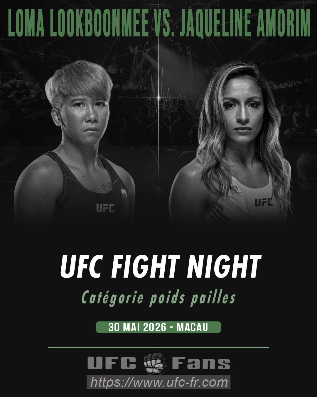 UFC FIGHT NIGHT 277 - Loma Lookboonmee vs Jaqueline Amorim UFC FIGHT NIGHT 277 - Loma Lookboonmee vs Jaqueline Amorim