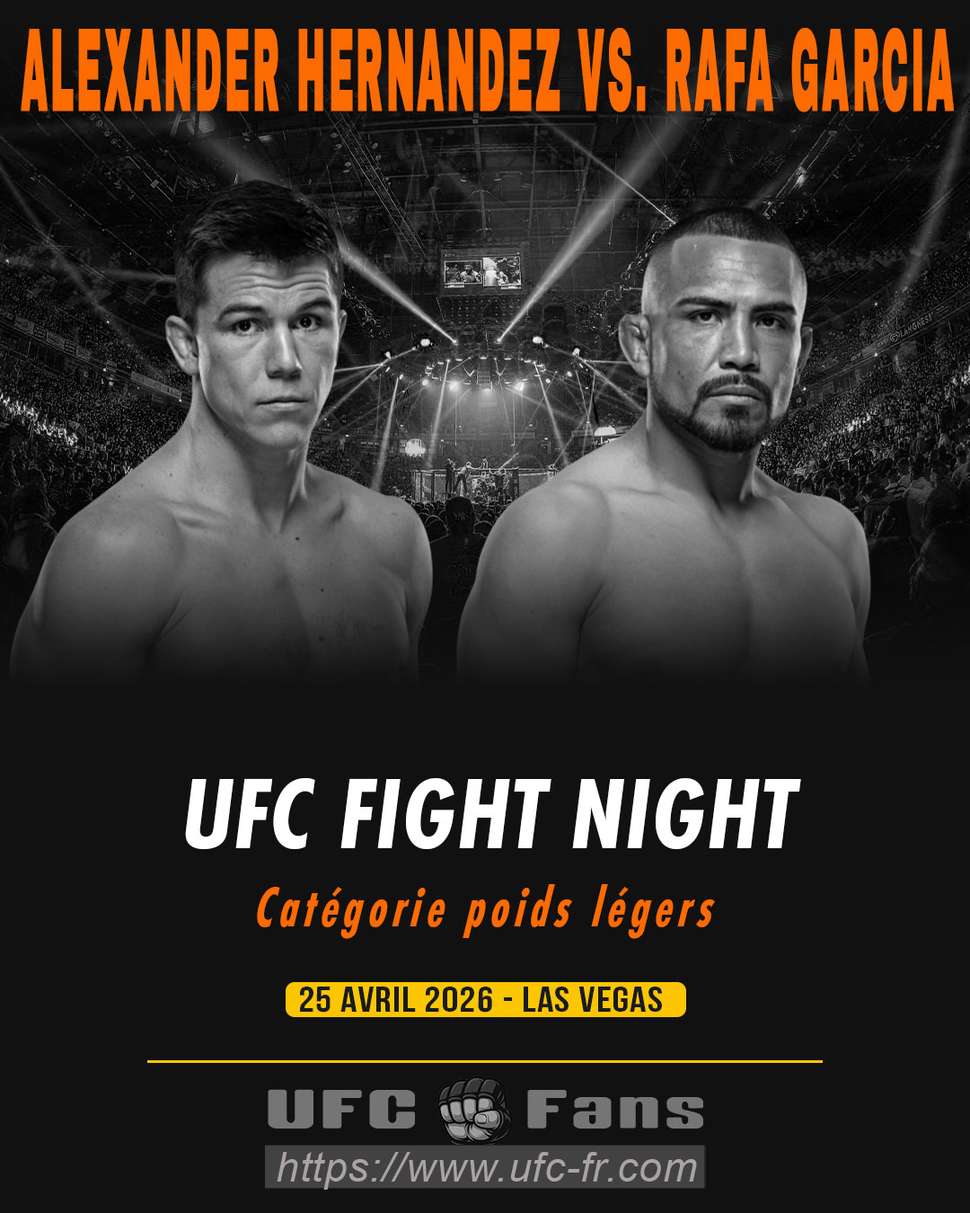 UFC FIGHT NIGHT 274 - Alexander Hernandez vs Rafa Garcia UFC FIGHT NIGHT 274 - Alexander Hernandez vs Rafa Garcia