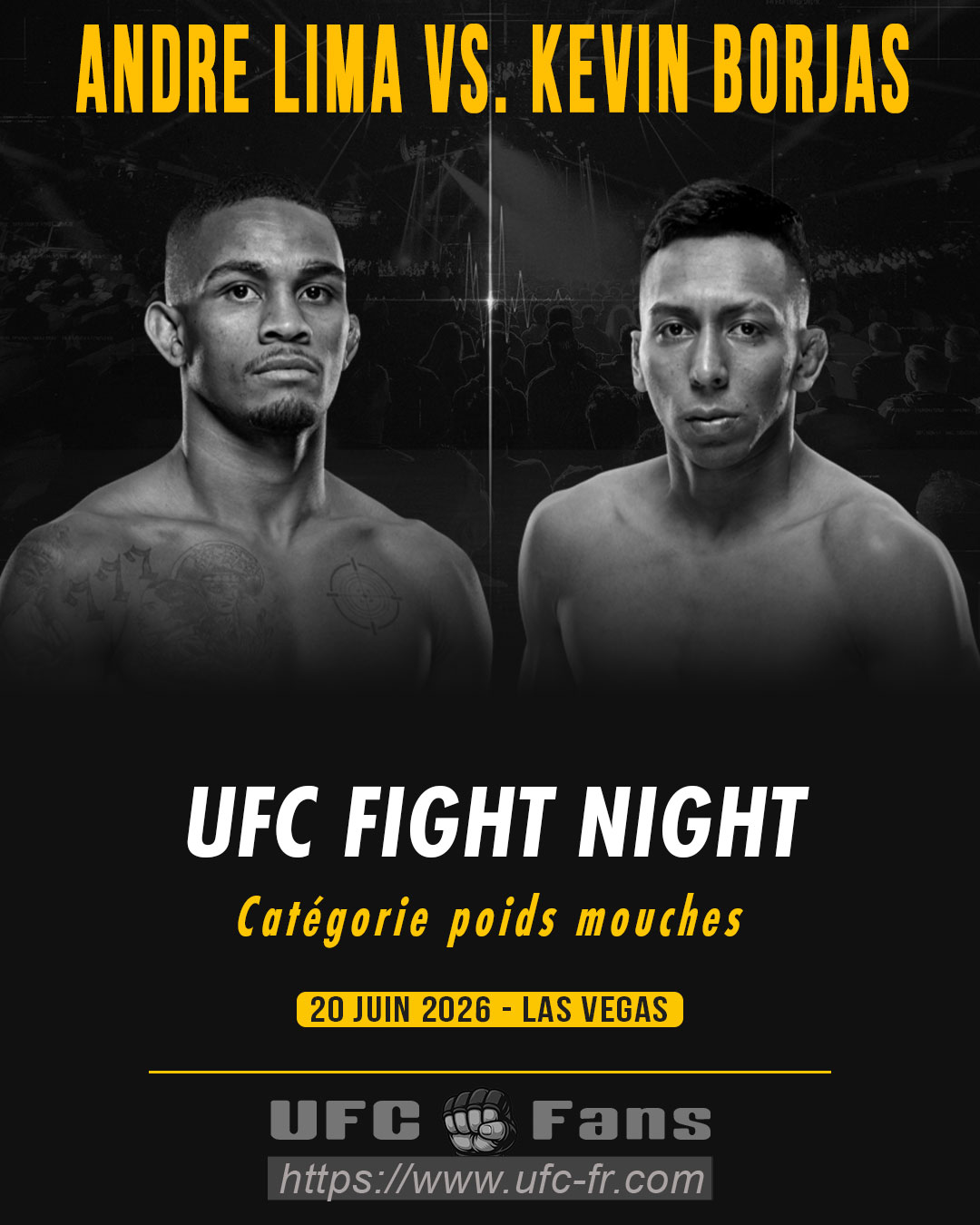 UFC FIGHT NIGHT 279 - Andre Lima vs Kevin Borjas