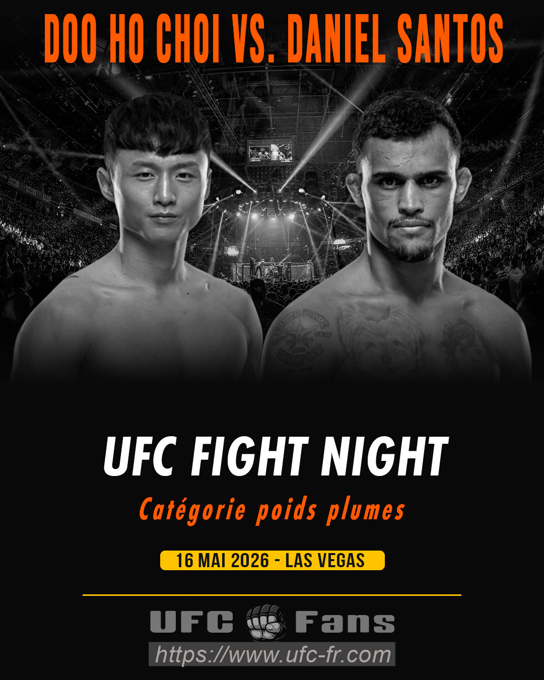 UFC FIGHT NIGHT 276 - Doo Ho Choi vs Daniel Santos UFC FIGHT NIGHT 276 - Doo Ho Choi vs Daniel Santos