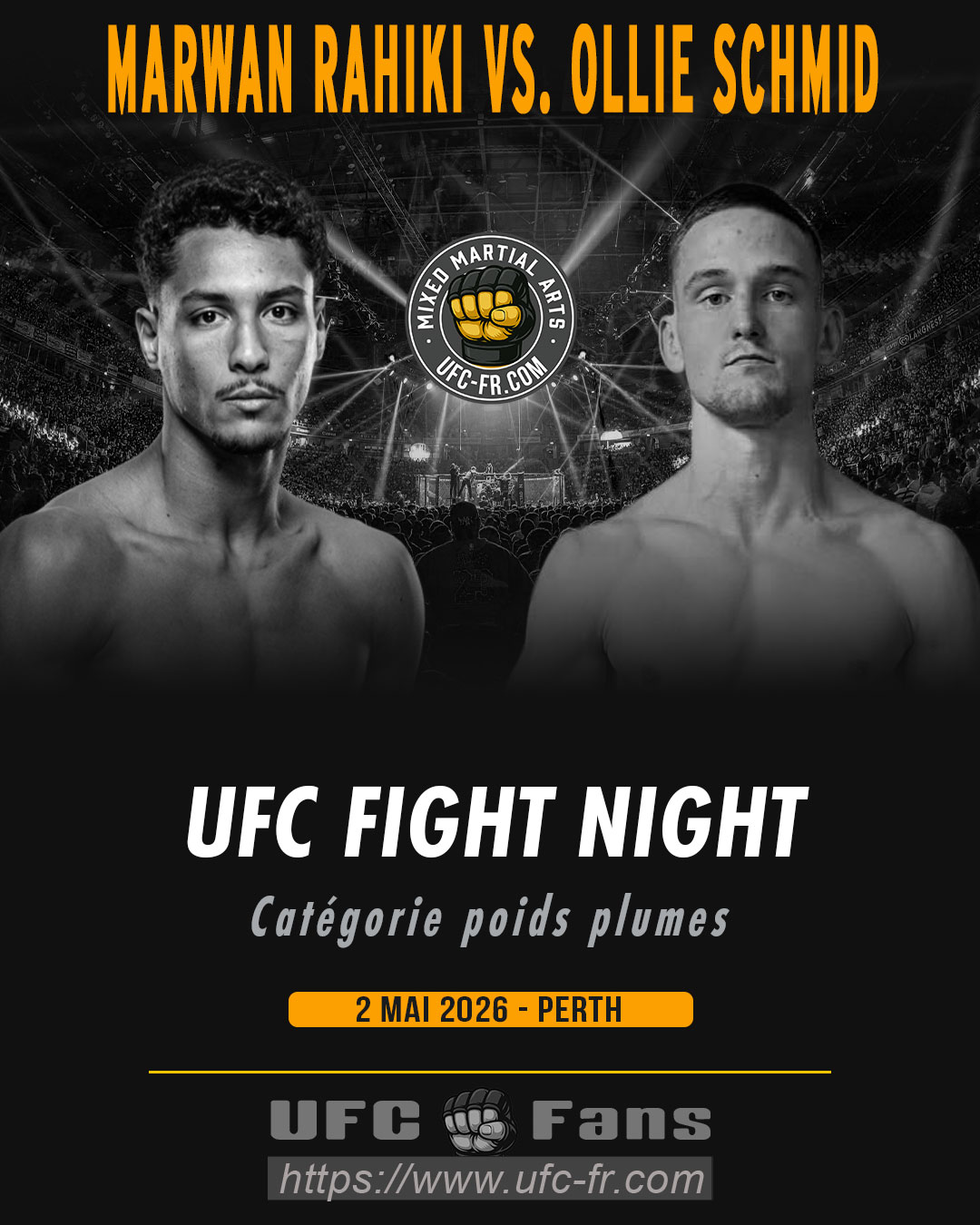 UFC FIGHT NIGHT 275 - Marwan Rahiki vs Ollie Schmid UFC FIGHT NIGHT 275 - Marwan Rahiki vs Ollie Schmid