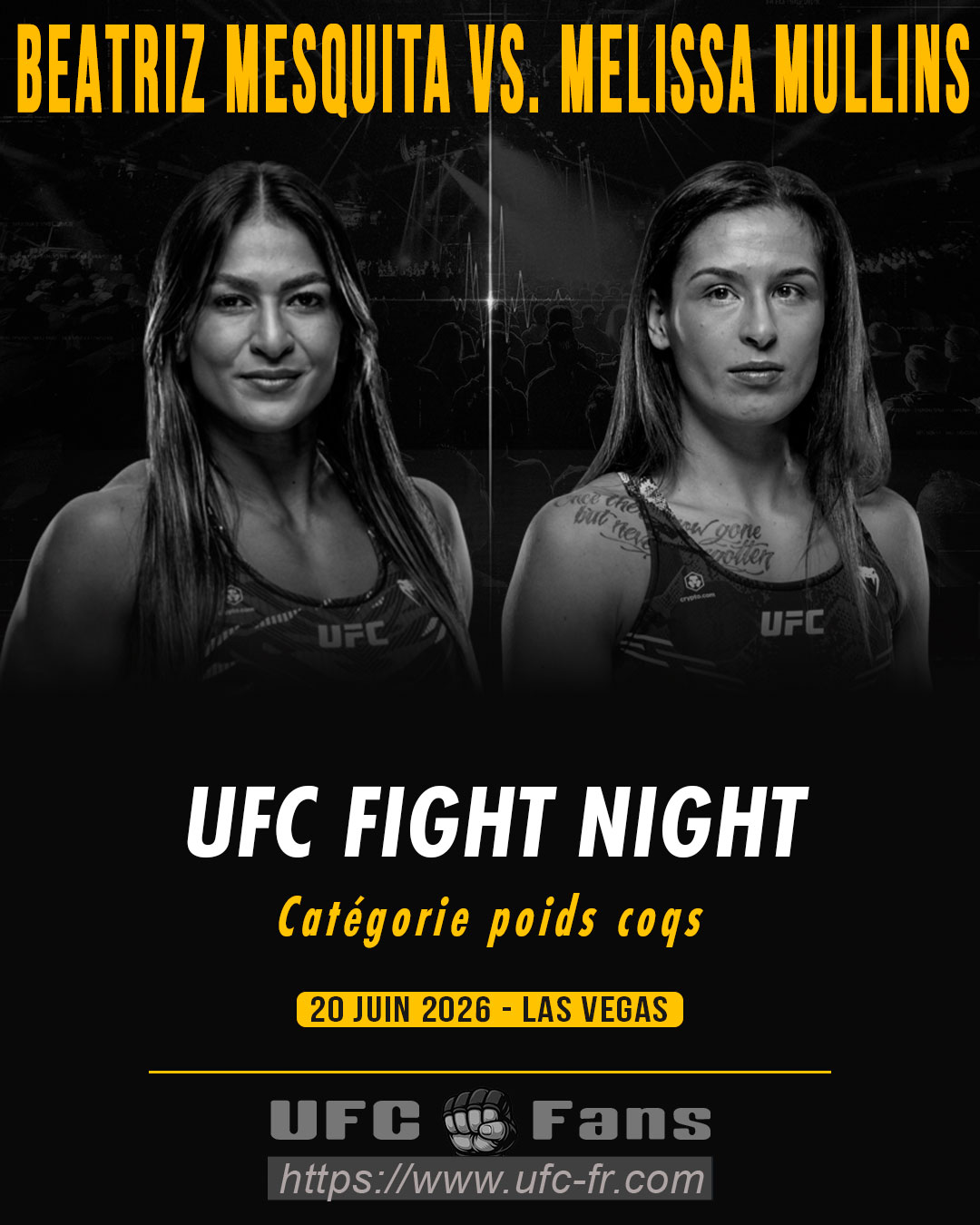 UFC FIGHT NIGHT 279 - Beatriz Mesquita vs Melissa Mullins UFC FIGHT NIGHT 279 - Beatriz Mesquita vs Melissa Mullins