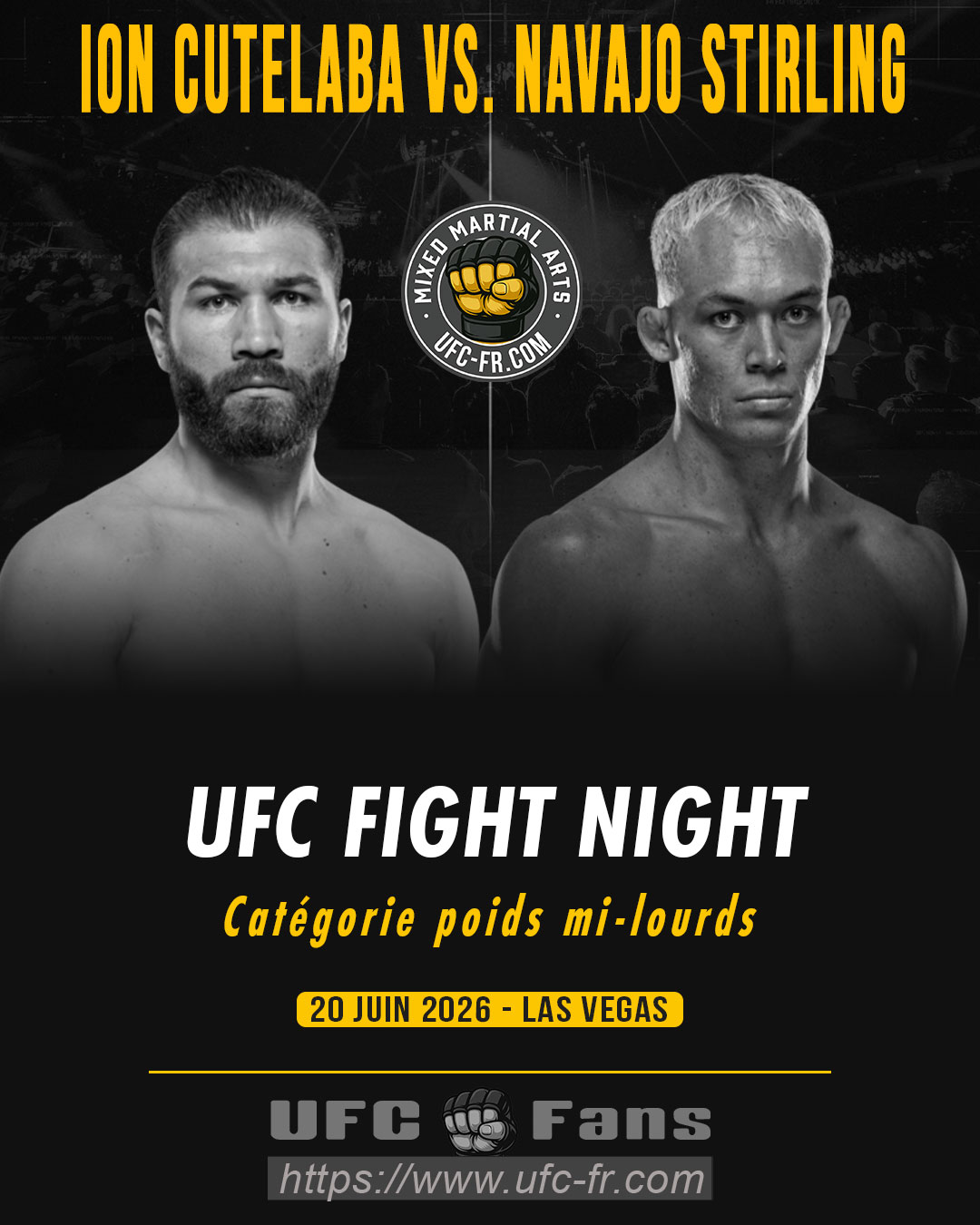 UFC FIGHT NIGHT 279 - Ion Cutelaba vs Navajo Stirling