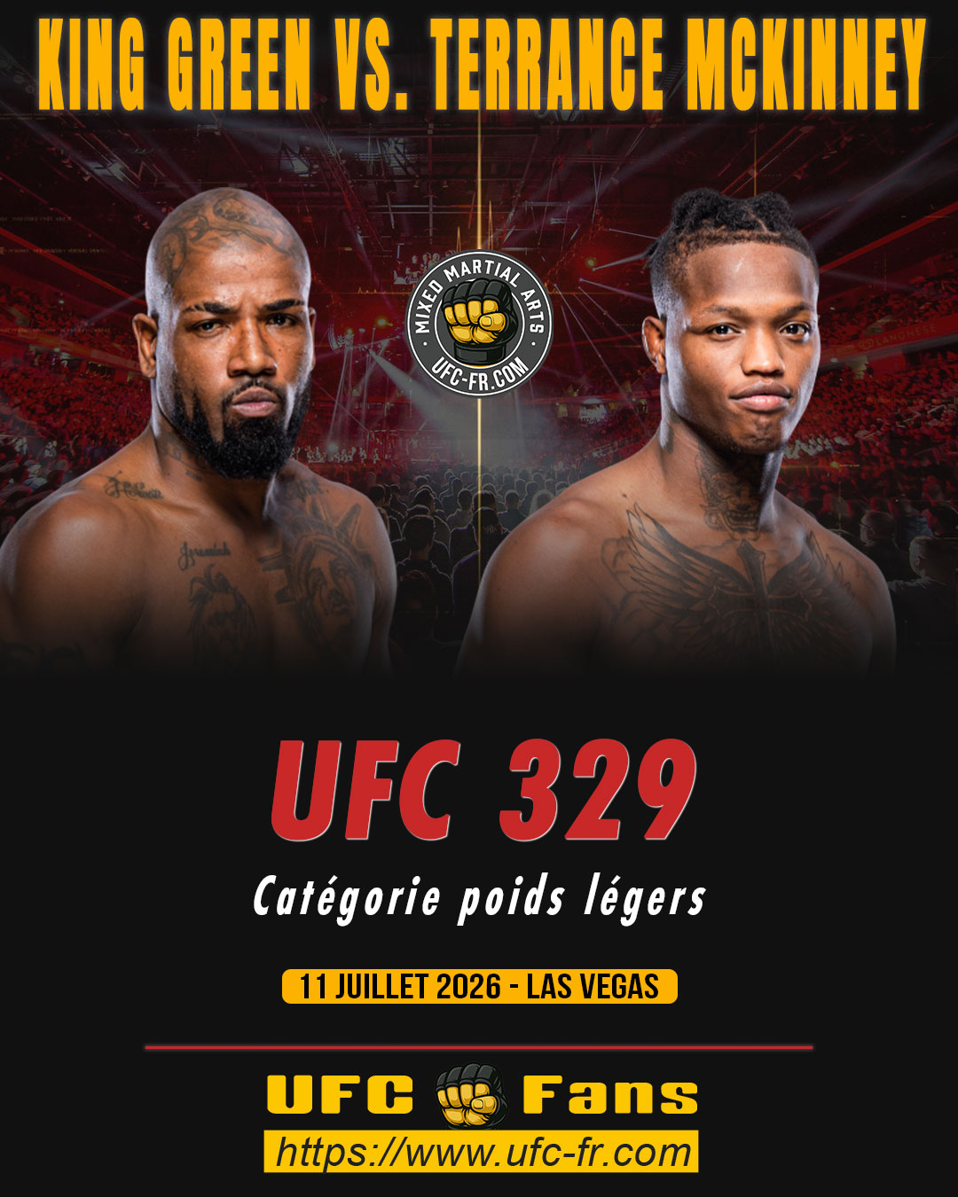 UFC 329 - King Green vs Terrance McKinney UFC 329 - King Green vs Terrance McKinney