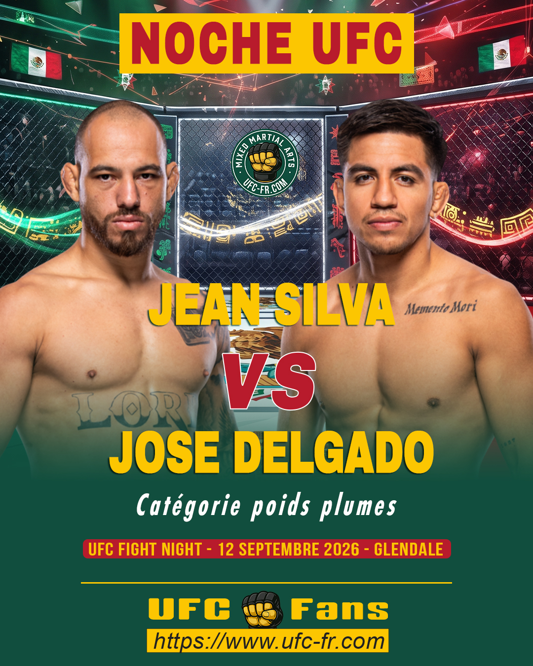 UFC FIGHT NIGHT 288 - Jean Silva vs Jose Delgado UFC FIGHT NIGHT 288 - Jean Silva vs Jose Delgado
