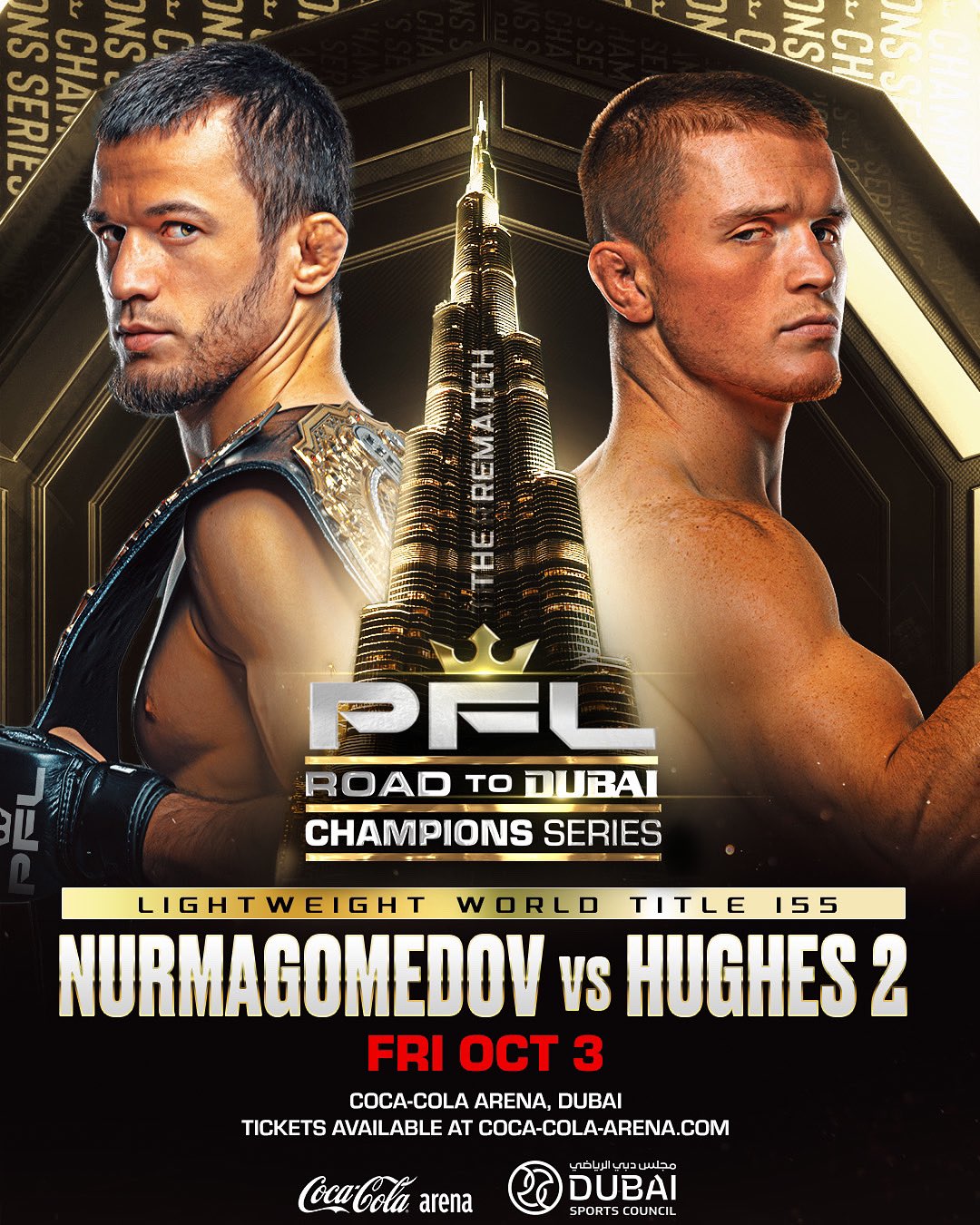 PFL Champions Series - Dubai - Usman Nurmagomedov vs Paul Hughes PFL Champions Series - Dubai - Usman Nurmagomedov vs Paul Hughes