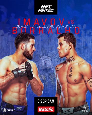 UFC ON ESPN+ 116 - IMAVOV VS. BORRALHO