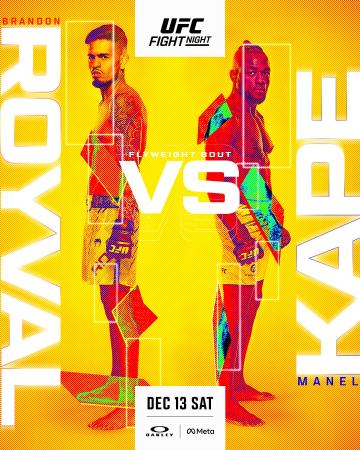 UFC ON ESPN 73 - ROYVAL VS. KAPE