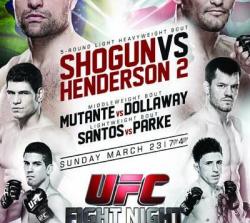 UFC FIGHT NIGHT 38 - SHOGUN VS. HENDERSON 2