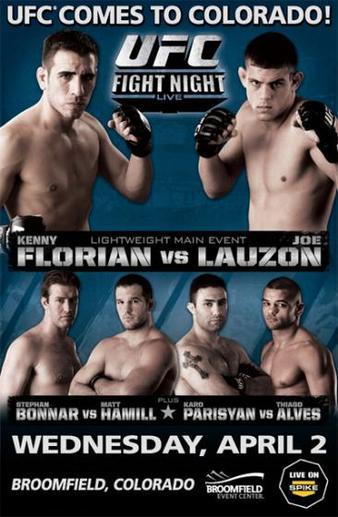 UFC FIGHT NIGHT 13 - FLORIAN VS. LAUZON