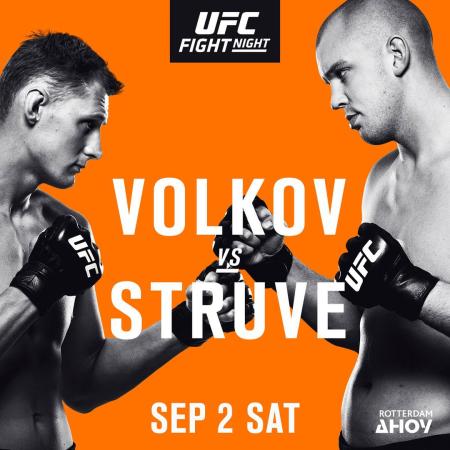 UFC FIGHT NIGHT 115 - STRUVE VS. VOLKOV