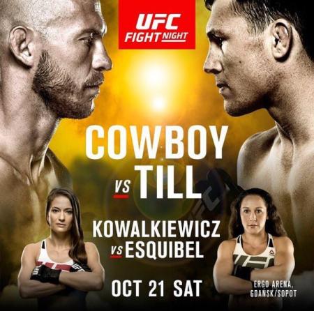 UFC FIGHT NIGHT 118 - COWBOY VS. TILL