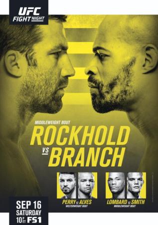 UFC FIGHT NIGHT 116 - ROCKHOLD VS. BRANCH