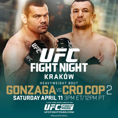 UFC FIGHT NIGHT 64 - GONZAGA VS. CRO COP 2
