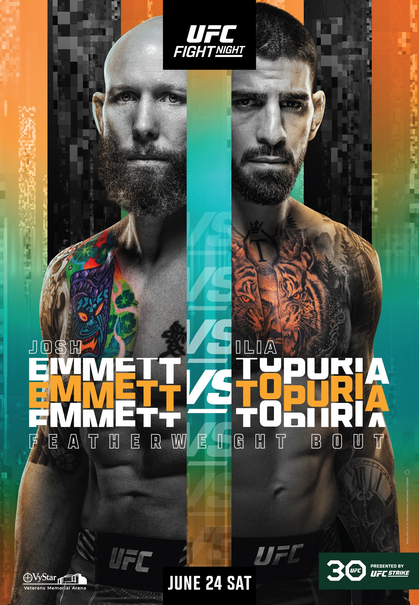 UFC on ABC 5 - Jacksonville - Poster et affiche