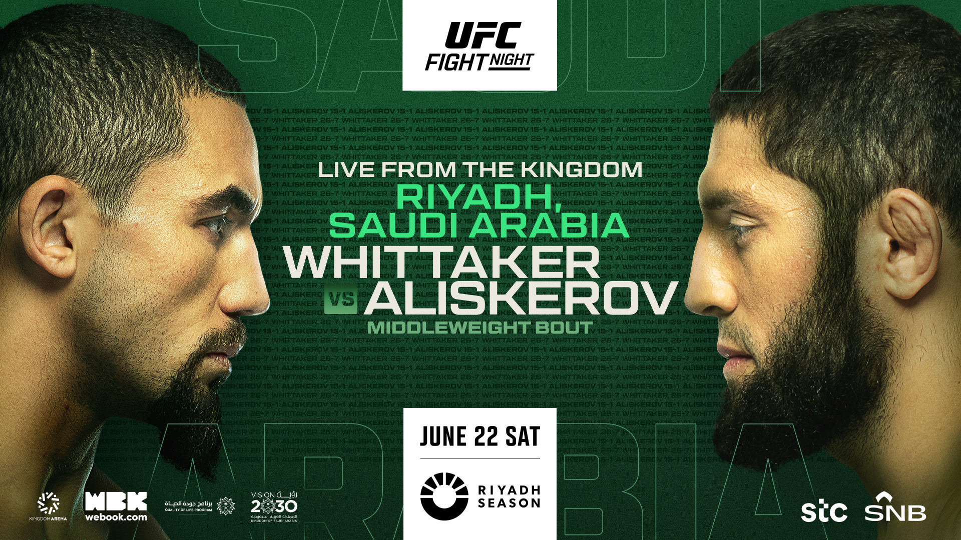 UFC on ABC 6 - Riyadh - Poster et affiche