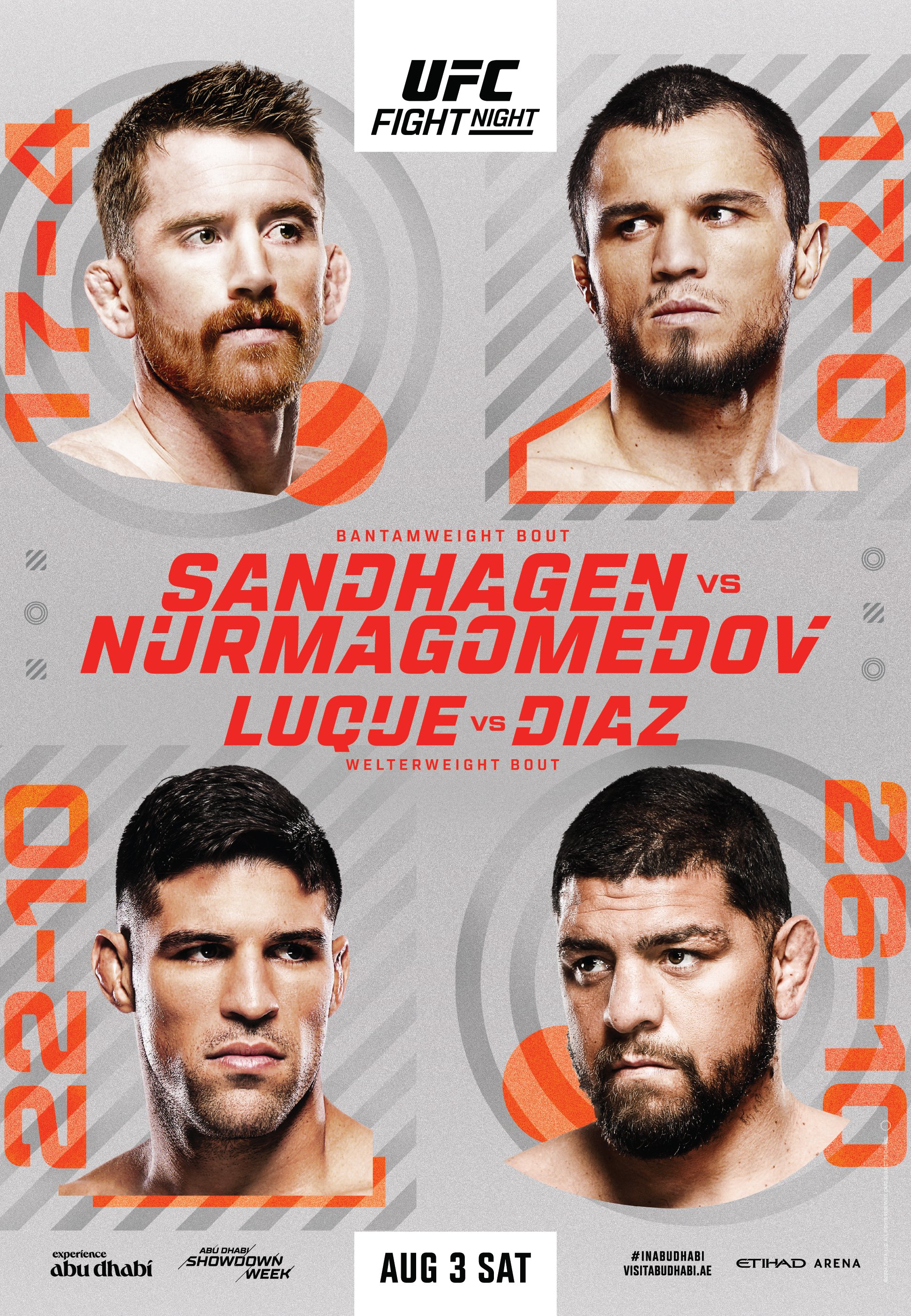 UFC on ABC 7 - Abu Dhabi - Poster et affiche