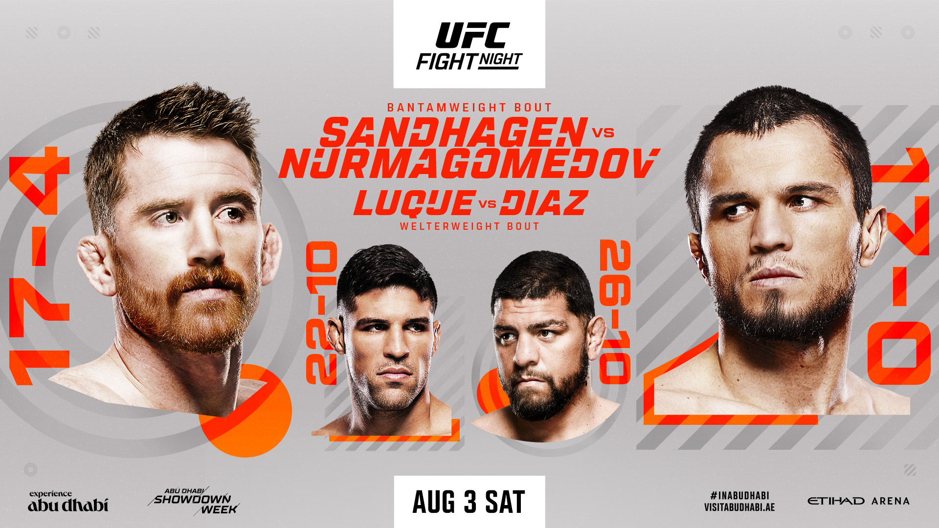 UFC on ABC 7 - Abu Dhabi - Poster et affiche