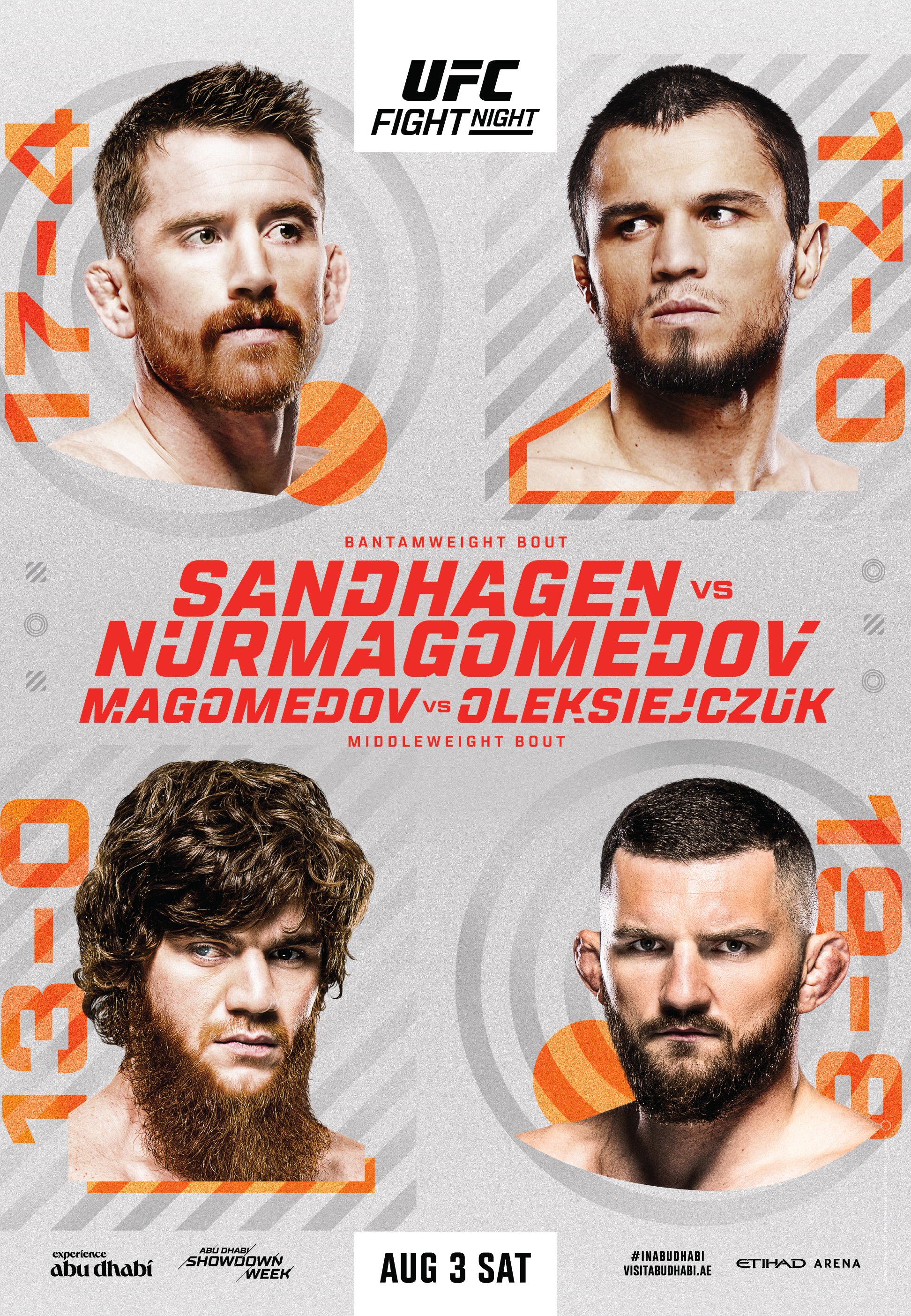 UFC on ABC 7 - Abu Dhabi - Poster et affiche