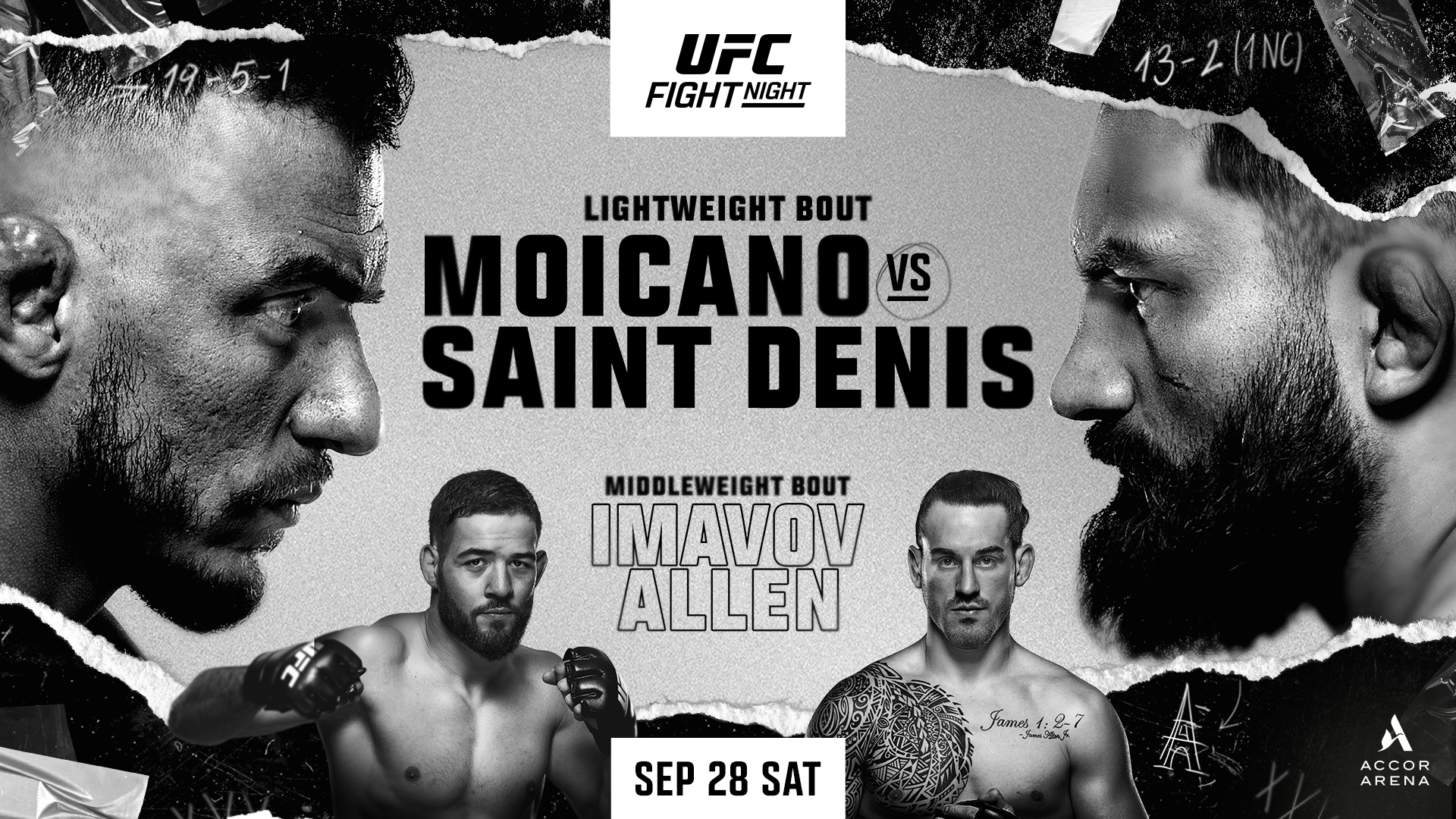 UFC on ESPN+ 101 - Paris - Poster et affiche