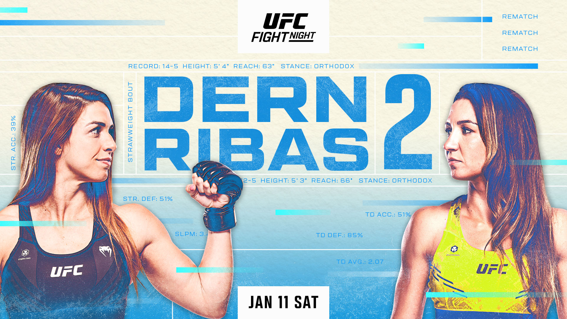 UFC on ESPN+ 107 - Las Vegas - Poster et affiche