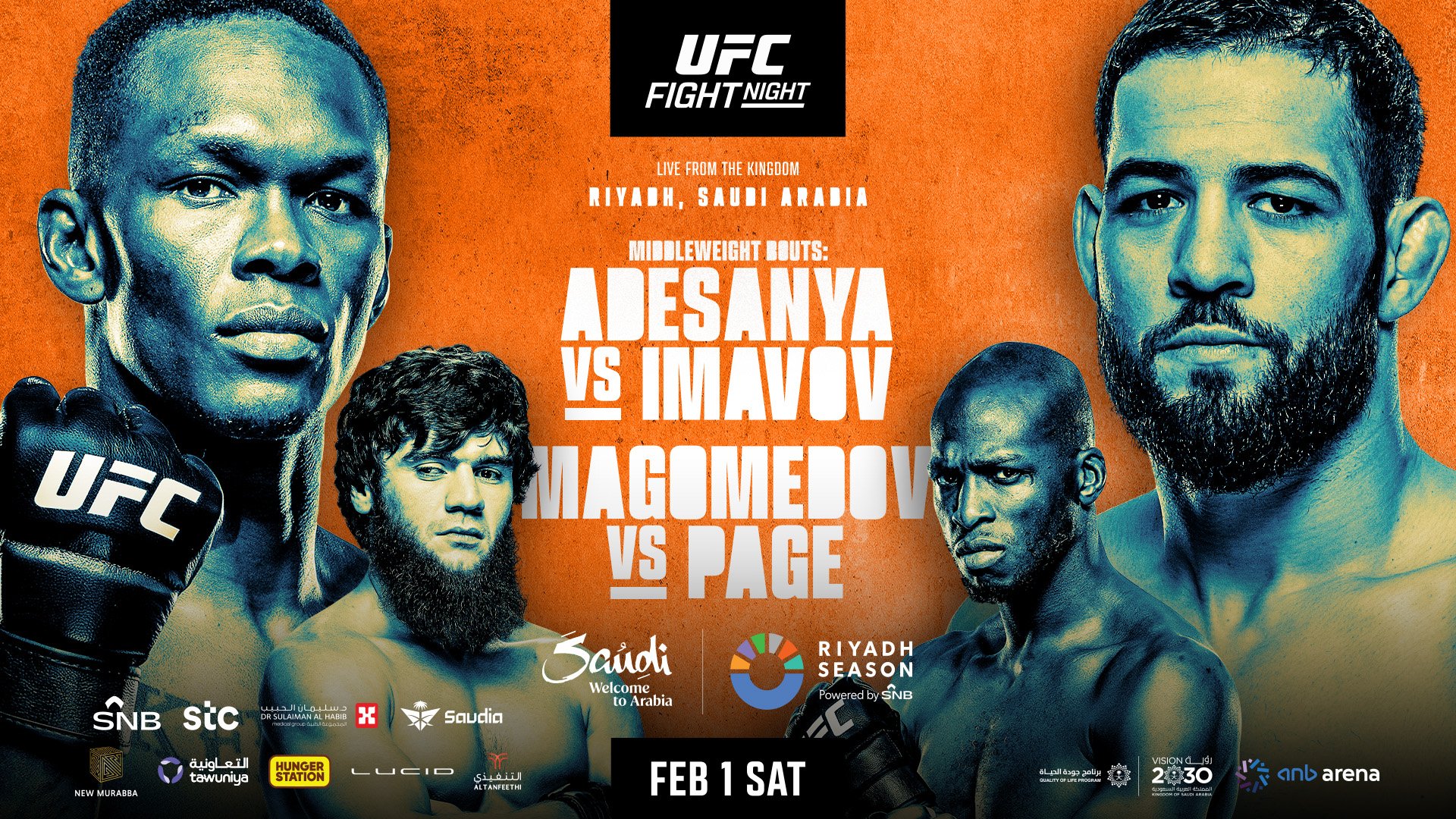 UFC on ESPN+ 108 - Riyadh - Poster et affiche