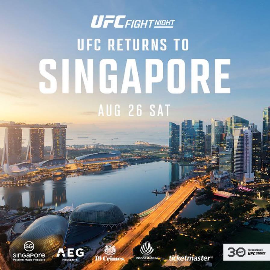 UFC on ESPN+ 83 - Singapore - Poster et affiche