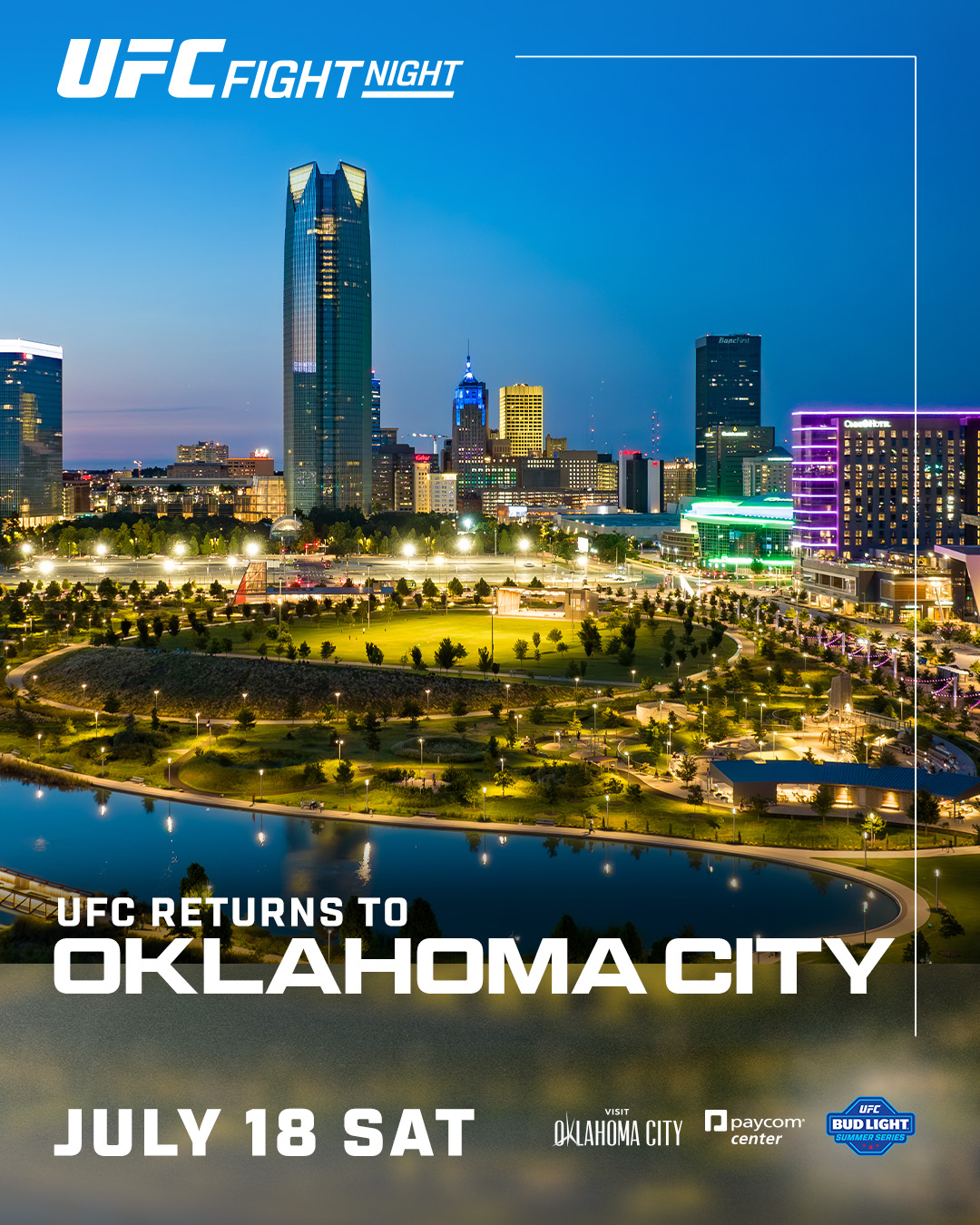 UFC Fight Night 281 - Oklahoma City - Poster et affiche