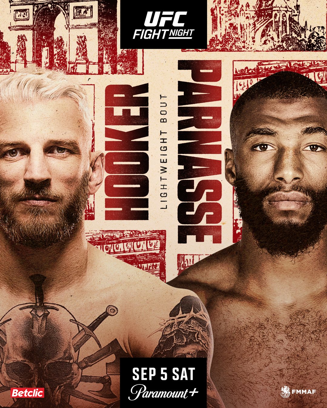 UFC Fight Night 287 - Paris - Poster et affiche
