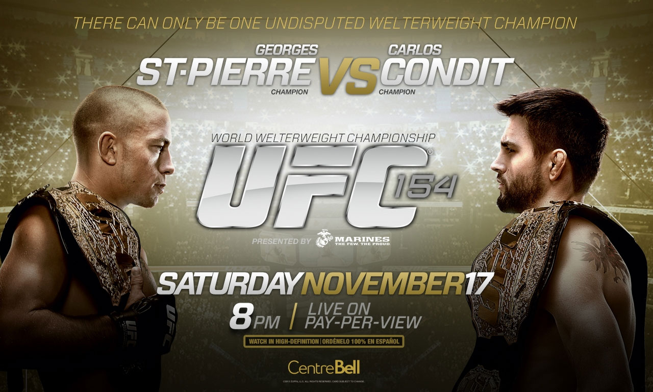 Poster/affiche UFC 154